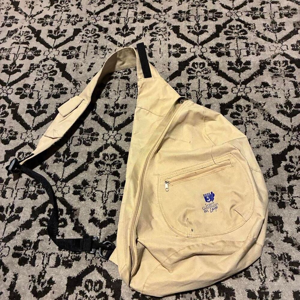 Unbranded Women's Cream and Tan Bag